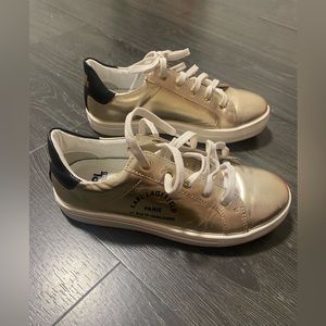 Gold Girl Karl Lagerfeld Shoes almost new